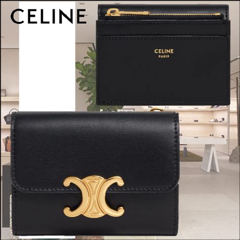 celine coin & card pouch|celine detachable wallet.